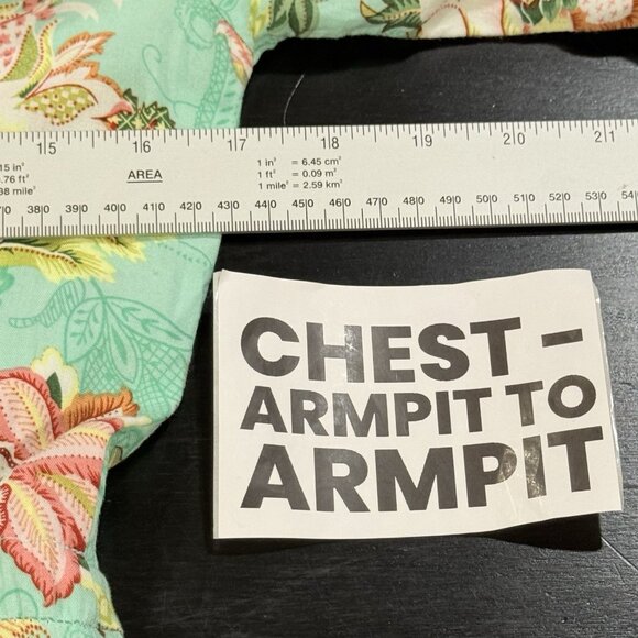 Sunday Mi Amor Womens Small Green Cottage Prairie Romantic Midi Floral Dress - Picture 7 of 9